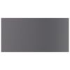 vidaXL Bookshelf Boards 4 pcs High Gloss Gray 31.5"x15.7"x0.6" Engineered Wood