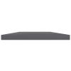 vidaXL Bookshelf Boards 4 pcs High Gloss Gray 23.6"x11.8"x0.6" Engineered Wood