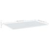 vidaXL Bookshelf Boards 4 pcs High Gloss White 31.5"x19.7"x0.6" Engineered Wood