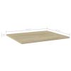vidaXL Bookshelf Boards 8 pcs Sonoma Oak 23.6"x19.7"x0.6" Engineered Wood