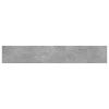 vidaXL Bookshelf Boards 4 pcs Concrete Gray 23.6"x3.9"x0.6" Engineered Wood