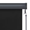 vidaXL Outdoor Roller Blind 63"x98.4" Anthracite
