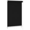 vidaXL Outdoor Roller Blind 63"x90.6" Black