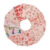 Christmas Bag Hot Stamped Cotton Linen Christmas Gift Bag 24 Sets Christmas Decoration